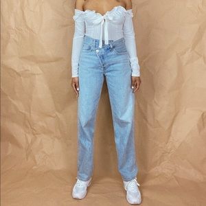 AGOLDE Criss-Cross jeans